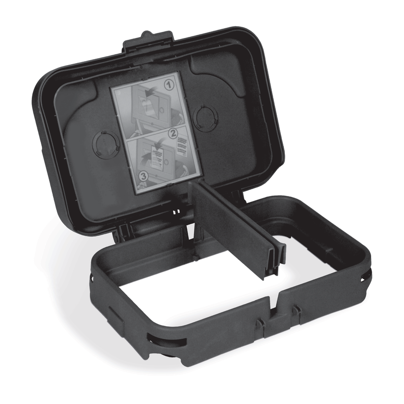 Numatic universal waste unit 120 /2 x 70 liters for plastic frames, black | Pack (1 piece)