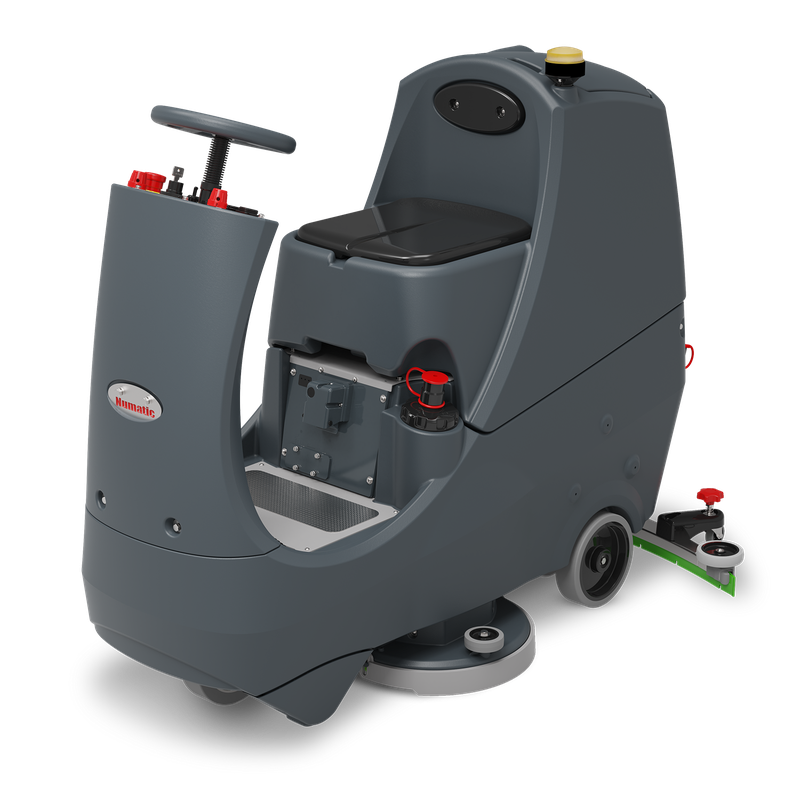 Numatic ride-on scrubber dryer CRL8072/100T incl. integrated. Charger and TenTec shyness | Pack (1 piece)