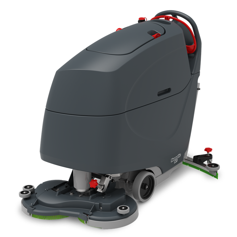 Numatic battery scrubber dryer TBL8572/100T incl. integrated. Charger+2 TenTec brushes | Pack (1 piece)