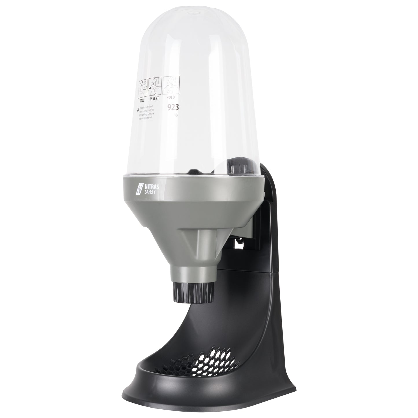 NITRAS hearing protection dispenser, gray / black, EN 352 | Pack (1 piece)