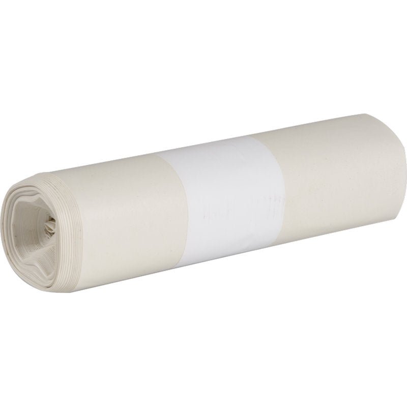 The Abena Re-Seller GmbH trash bags for Sækko Boy 120, 55 my LDPE Recycled offer an eco-friendly solution characterized by a simple white label and sustainable materials - ideal for your needs.