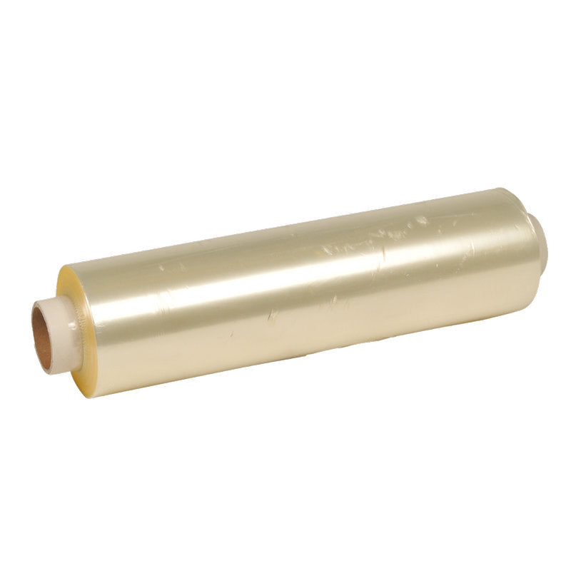 Abena Re-Seller GmbH Cling Film, PE, non-perforated, 12 my: Transparent cling film with cardboard core for sealing food containers or covering fresh items; ideal as food packaging.