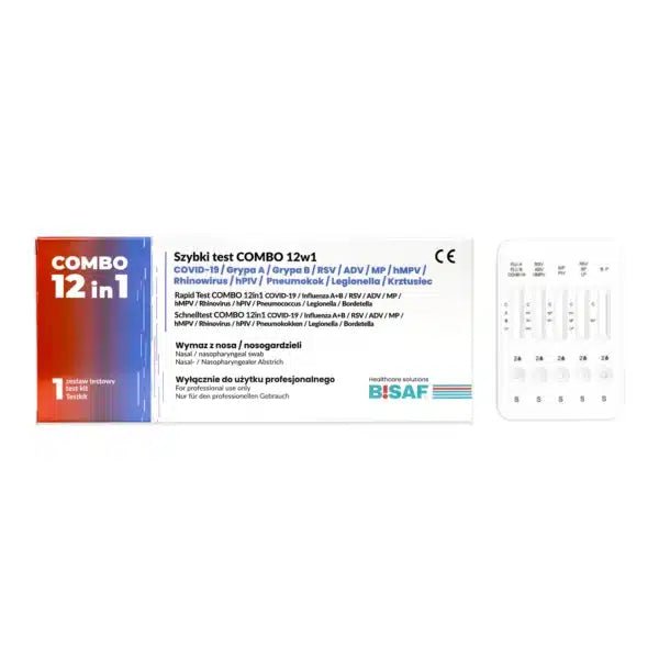 Combo 12in1 with Pneumococci + Legionella + Whooping Cough | Package (1 Test) 