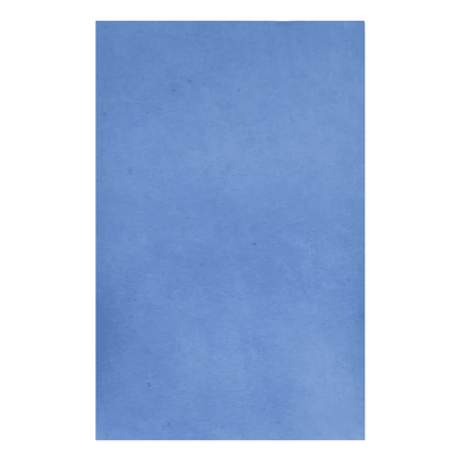 A uniform light blue background with a slightly textured appearance is reminiscent of the AMPri Dental crepe liner tray filter paper from AMPri Handelsgesellschaft mbH, designed for hygienic dental care.