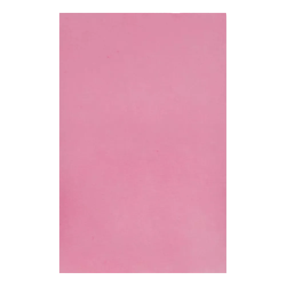A simple sheet of pink paper with a smooth texture, similar to the AMPri Dental Crepe Liner Tray Filter Paper (28 x 36 cm) from AMPri Handelsgesellschaft mbH.