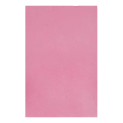 A simple sheet of pink paper with a smooth texture, similar to the AMPri Dental Crepe Liner Tray Filter Paper (28 x 36 cm) from AMPri Handelsgesellschaft mbH.