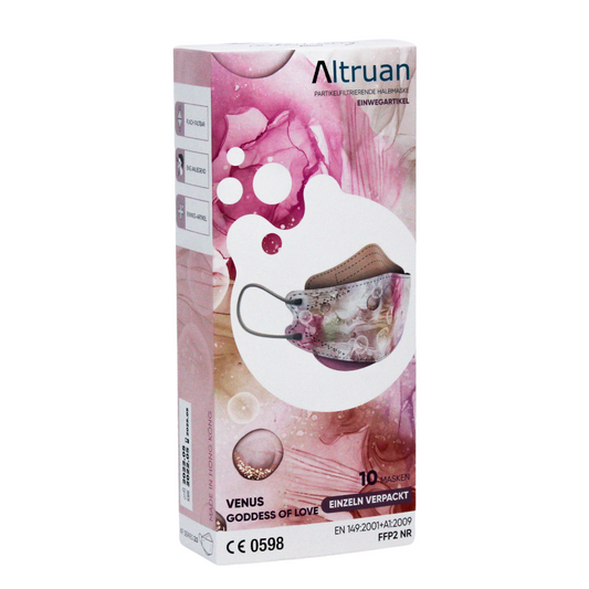 Altruan designer face mask particle filtering (FFP2 standard) | Pack (10 masks)