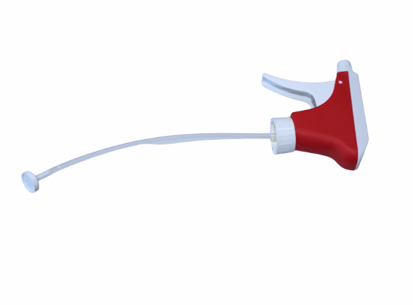 The Altruan Sprayer K3 (white red), a plastic spray head with 25mm thread, intake filter, and 21.5cm dip tube, is shown against a plain white background.