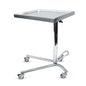 The Novocal operating room side table made of stainless steel features a swivel, removable shelf and is height-adjustable - ideal as an operating room table. Package: 1 piece.