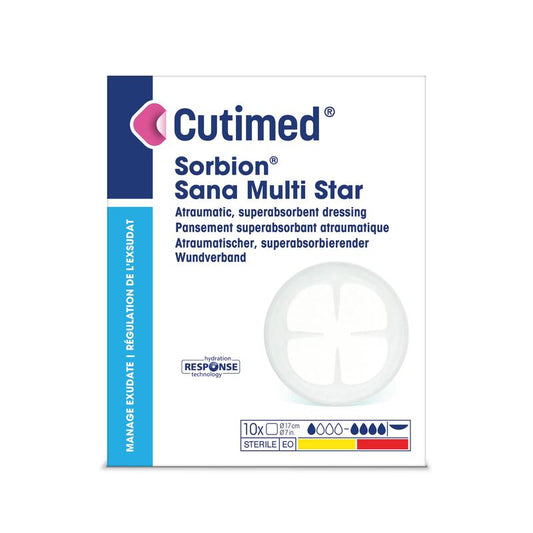 Cutimed Sorbion Sana Multi Star, Wound Dressing