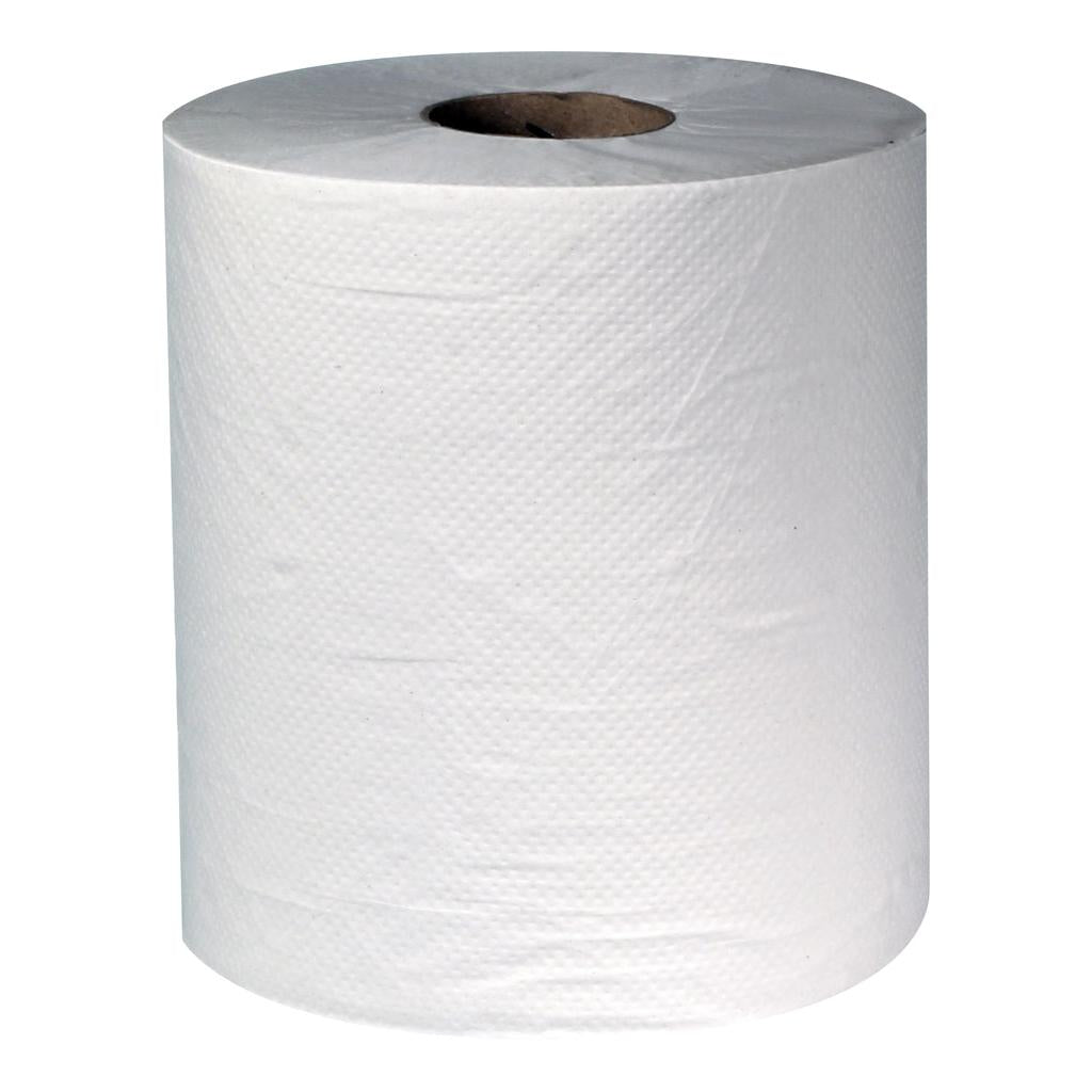 The Midi 1-ply white wiping roll from Diversey Deutschland GmbH & Co. OHG is a practical endless roll (19.5 cm wide), ideal as a hand towel or wiping cloth for versatile cleaning solutions (1 roll/package).