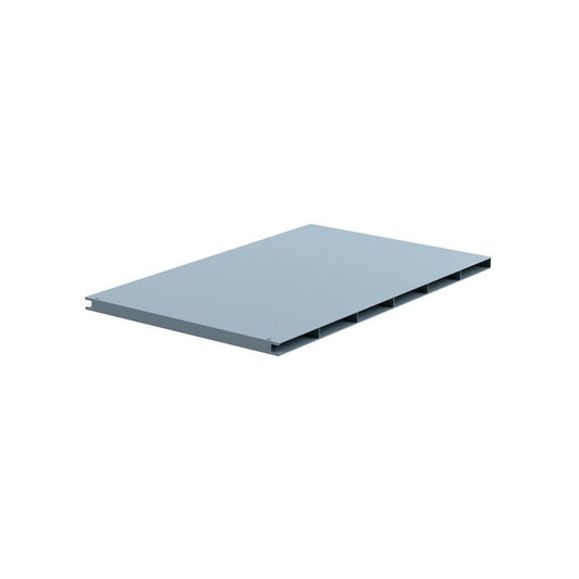 Das Einschubfach für den DI Protect Trolley von Diversey Deutschland GmbH & Co. OHG ist ein flaches, rechteckiges Metallfach mit Schlitz, das flexible Lagermöglichkeiten im DI Protect Trolley bietet. Die Packung enthält 1 Stück.