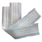 Three TASKISUM Glide 40 cm disposable microfiber mops from Diversey, each with improved glide and ~24m² coverage, are arranged and slightly overlapping in the image - to demonstrate their arrangement for professional cleaning. The package contains 25 pieces.