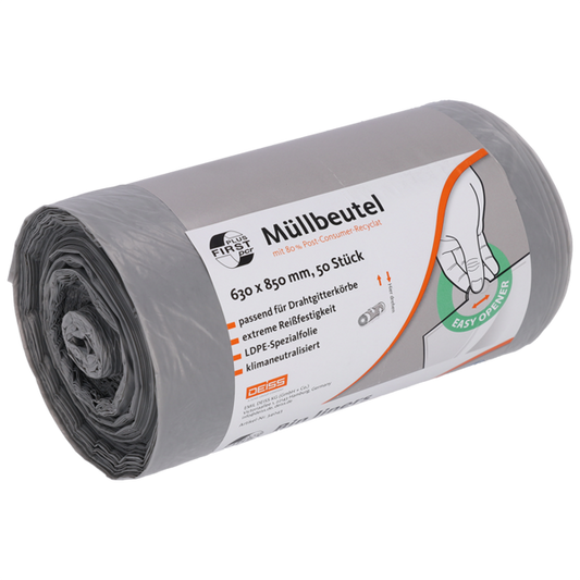 Deiss First Plus PCR garbage bags 80 liters, 34043