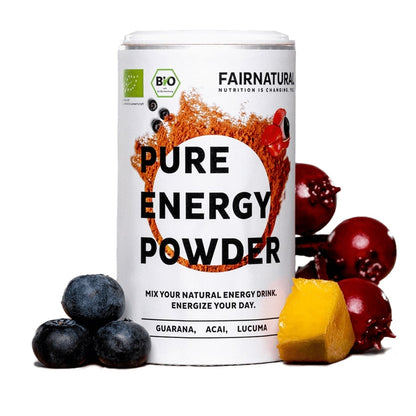 Pre-workout organic energy drink powder