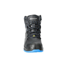 Safety boots S3 with laces Safety boots S3 safety shoes, black/grain blue