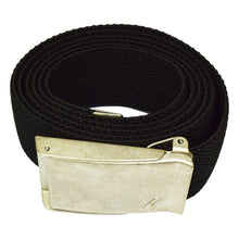 NITRAS belt with metal buckle, silver / black Polypropylene: 70%; Elastane: 30% | Pack (1 piece)