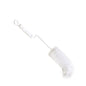 Die Haug Bürsten KG BABYFLASCHENBÜRSTE, NYLON 6.0 WEIß, ø0,35mm weich, 310xø50mm verfügt über einen weißen weichen Nylonbürstenkopf mit gedrehtem Metallstiel und Kunststoffgriff mit Aufhängeloch - ideal für die einfache Reinigung von Babyflaschen.