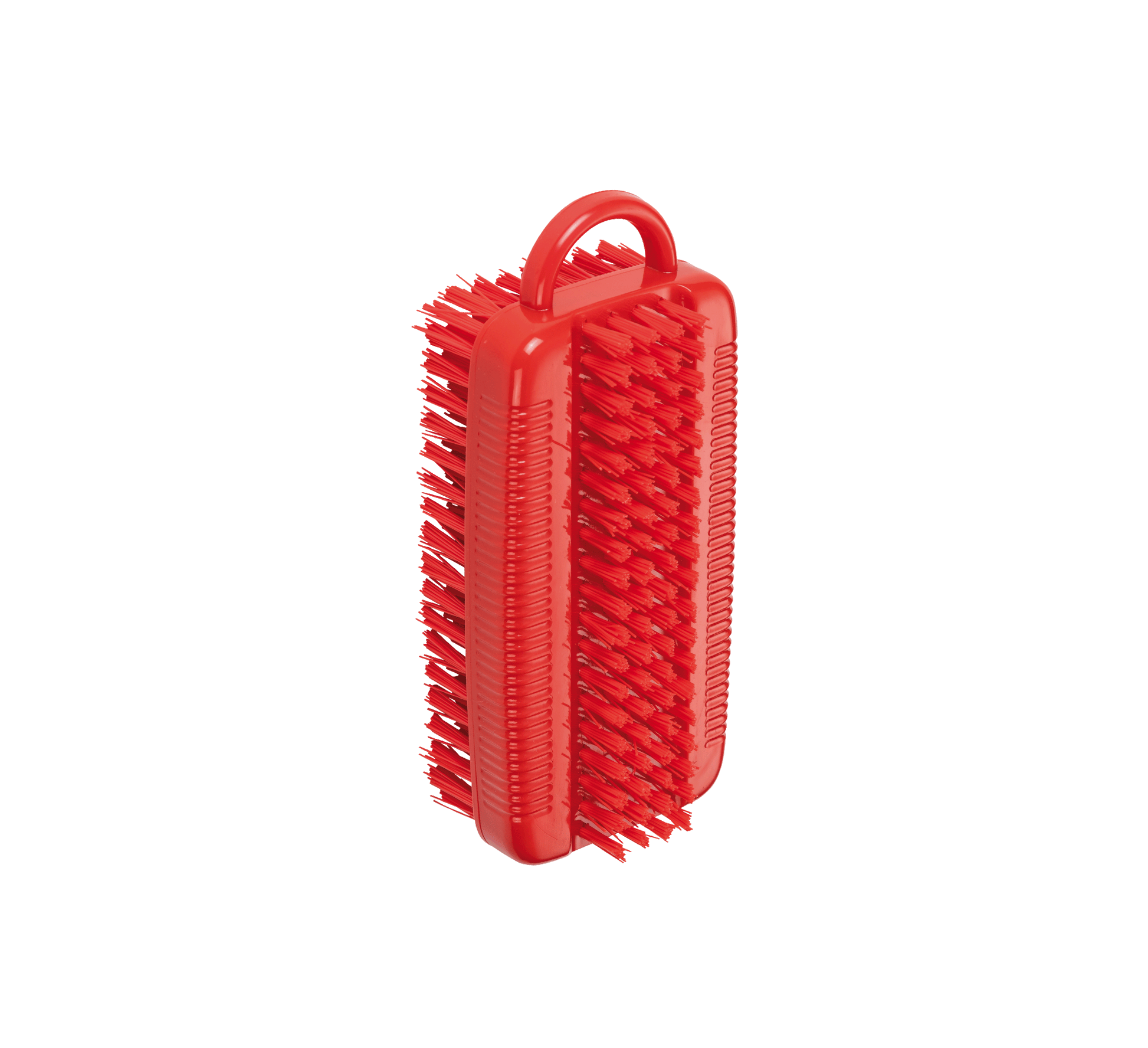 Haug Nagelbürste Doppelt PBT ø0,35 mm Mittel/Hart 110x32x50 mm Rot