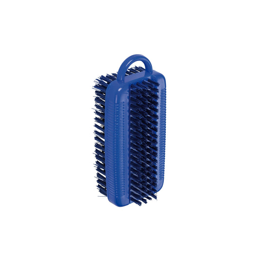 Haug Nagelbürste Doppelt PBT ø0,35 mm Mittel/Hart 110x32x50 mm Blau