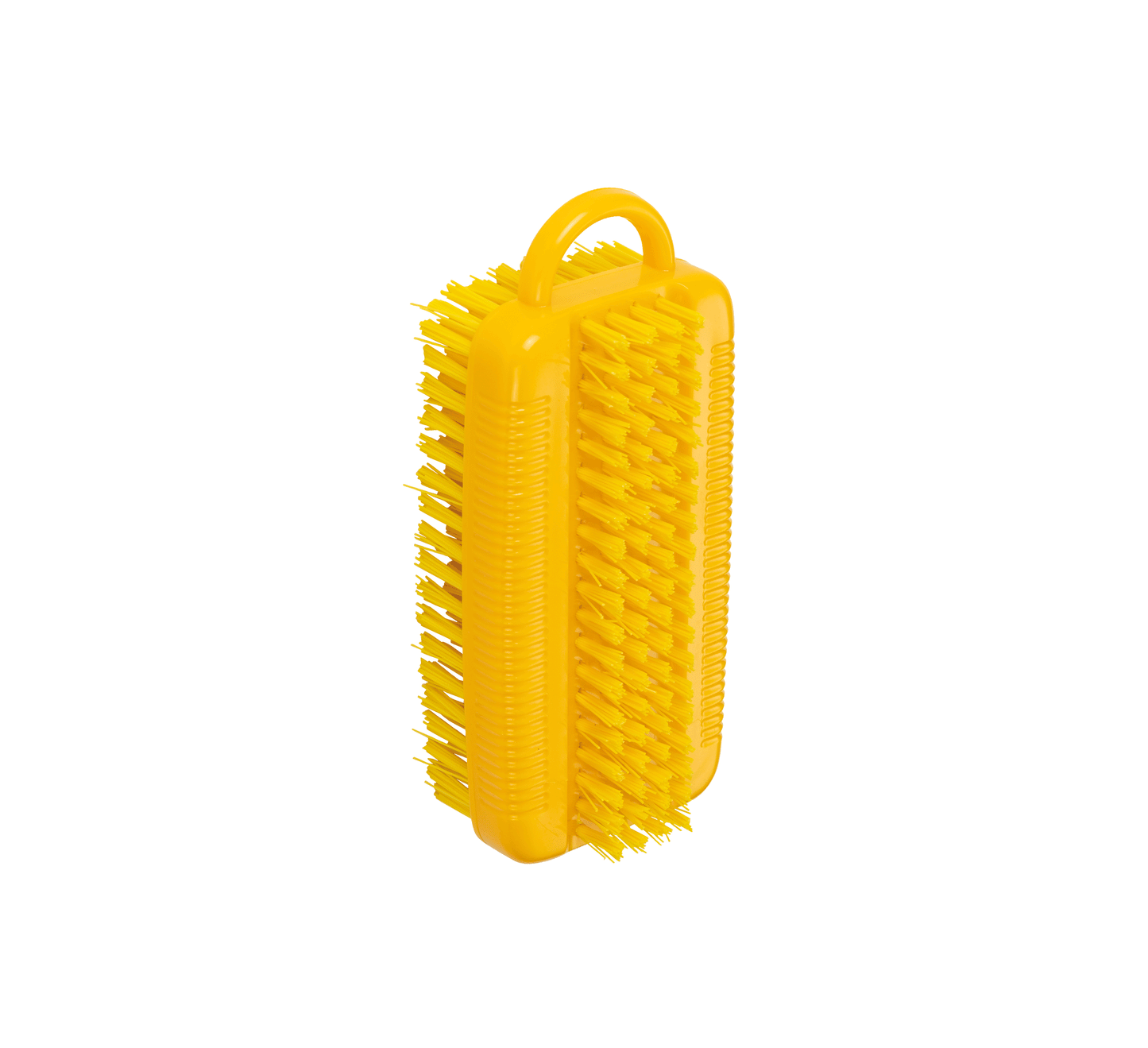Haug Nail Brush Double PBT ø0.35 mm Medium/Hard 110x32x50 mm Yellow