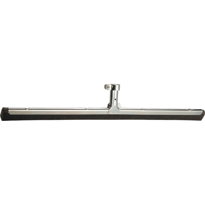 Der WASSERSCHIEBER,ZELLSCHAUM, METALL, 550X20X25MM von Haug Bürsten KG ist ein Metall-Bodenwischer mit gerader schwarzer Gummiklinge und zentraler Halterung - ideal als Reinigungswerkzeug zur Reinigung von Oberflächen.