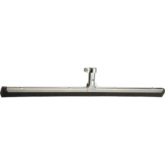 Der WASSERSCHIEBER,ZELLSCHAUM, METALL, 550X20X25MM von Haug Bürsten KG ist ein Metall-Bodenwischer mit gerader schwarzer Gummiklinge und zentraler Halterung - ideal als Reinigungswerkzeug zur Reinigung von Oberflächen.