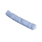 The WASHER COVER, MICROFIBER, WITH DIRT PAD, 450MM from Haug Bürsten KG is a blue microfiber cleaning cover with a textured surface, designed for window cleaning and compatible with the tool #8550, shown on a white background.