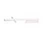 The Haug Bürsten The KG KUTTERBÜRSTE features durable, transparent PBT bristles (ø0.50 mm, medium), a long handle (490x10/120x45 mm), and is ideal for efficient machine cleaning and cleaning hard-to-reach areas.