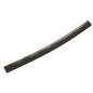 The REPLACEMENT RUBBER LIP, CELL RUBBER BLACK 1-LIPPED, 700X20X22MM from Haug Bürsten KG is depicted in black with a slight curvature on a white background.
