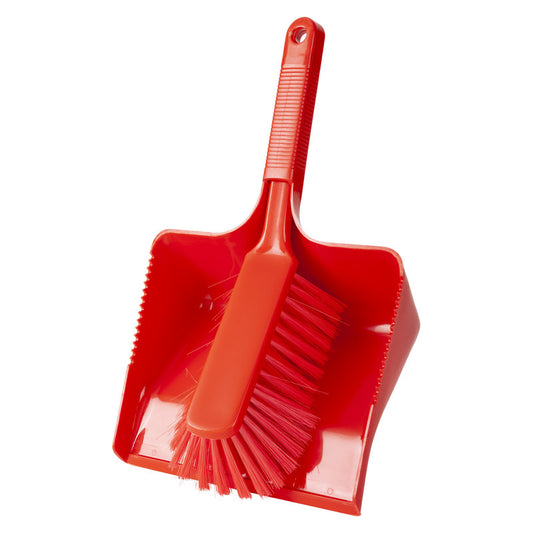 Die KEHRGARNITUR, UNGESCHLITZT, ø0,25MM, WEICH, 350MM von Haug Bürsten KG verfügt über eine Bürste mit weichen Borsten und passenden ergonomischen Griffen - perfekt für die effektive Bodenreinigung.