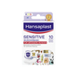 Pack of Beiersdorf AG Hansaplast Sensitive Kids Wound Dressing, 6 x 7 cm | Pack (10 pieces), consisting of 10 strips of 6x7cm each. The packaging features a lion illustration and emphasizes that the plaster is a skin-friendly wound dressing and ensures optimal healing for sensitive skin.
