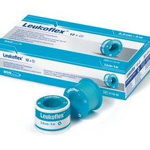 Leukoflex, roll bandage, in a protective ring