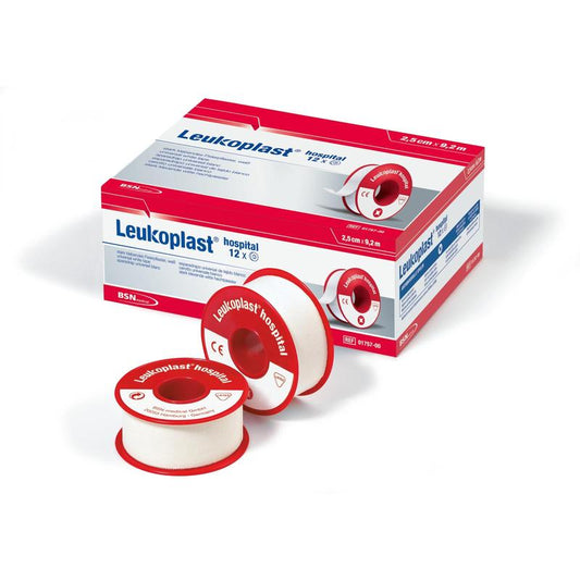 Leukoplast Hospital, Adhesive Tape Roll, Without Protective Ring