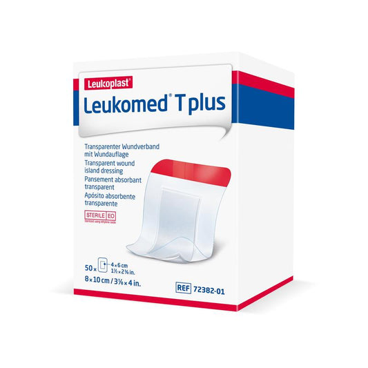 Leukomed T plus, sterile transparent bandage with wound pad