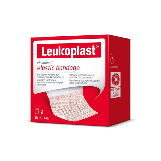 Elastomull adhesive bandage, elastic fixation bandage, white