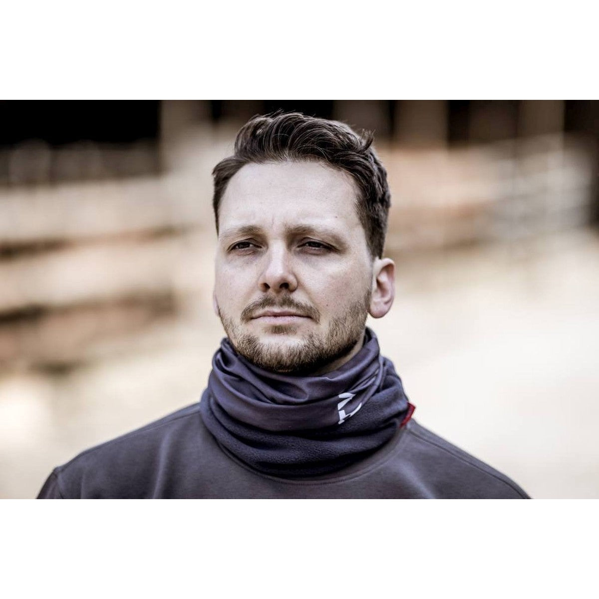 NITRAS multifunctional tubular cloth, anthracite Polyester: 100% | Pack (1 piece)