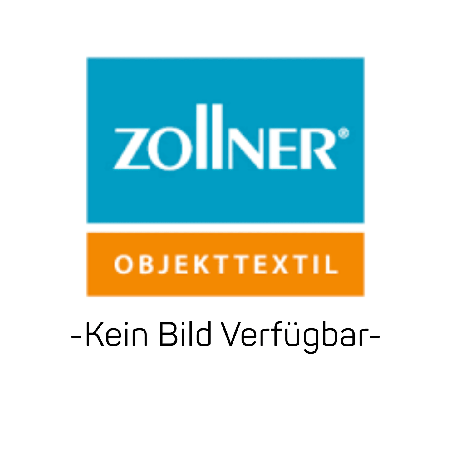 A blue-orange logo shows "Zollner" and "Objekttextil" - ideal for the Zollner Kasack Frieda, XXXXL, 001-white (1 piece) from Zollner Objekttextil GmbH. Below it says "-No Image Available-".