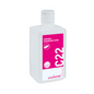 The 500 ml Orochemie C 22 hand disinfectant from orochemie GmbH + Co KG is a ready-to-use, alcoholic hand disinfectant in a white bottle with a pink label and screw cap, suitable for surgical hand disinfection.