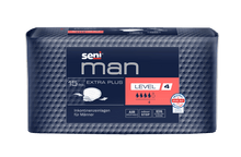 Seni Man Extra Plus Level 4 incontinence insert | Pack (15 pieces)
