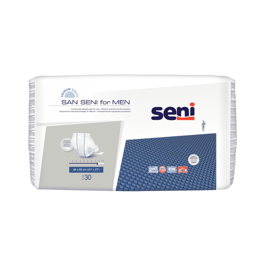 Incontinence pads for men, pads