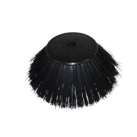 A round, black replacement side brush for the Balimat 2300 from Diversey Deutschland GmbH & Co. OHG, with densely packed bristles radiating from a central plastic hub, depicted on a plain white background. Package: 1 piece.