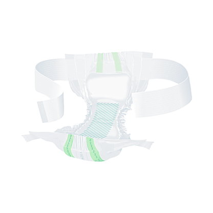 Incontinence pad with hip belt
