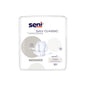 San Seni Classic Maxi incontinence pad by TZMO Deutschland GmbH – pack of 30 pieces for bladder weakness, with secure leak protection. Product details and logo on white packaging.