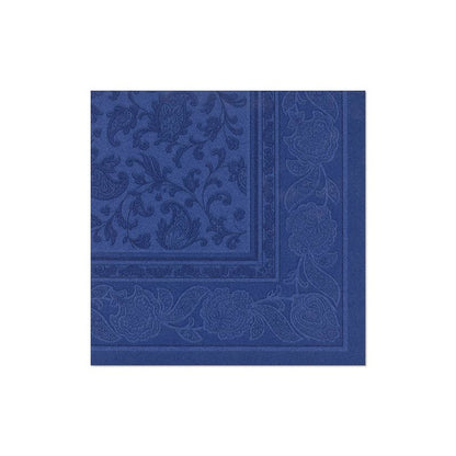 The PAPSTAR 20 napkins "ROYAL Collection" 1/4-fold (40x40 cm) of the PAPSTAR GmbH with their elegant, embossed floral and vine pattern are ideal for stylish table decoration and suitable for any special occasion.
