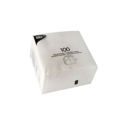 PAPSTAR Napkins 1-ply, 33x33 cm, white - ideal for celebrations; pack of 1200 pieces. By PAPSTAR GmbH.