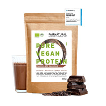 Organic vegan protein powder chocolate without soy