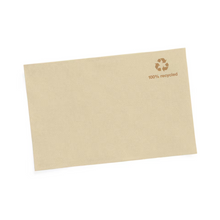 Product description: The Tork Xpressnap® 13840 Dispenser Napkin Natural with Environmental Symbol Advanced N4 1-ply features a beige paper design with a small recycling symbol and the text "100% recycled" in the upper right corner. It is made from recycled fibers. It is presented on a plain white background.