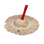 The Vileda GmbH discontinued item: Vileda Twist Mop (Swep), a wet mop made of 100% cotton with a handle (1 piece), is shown against a white background - ideal for effective cleaning.