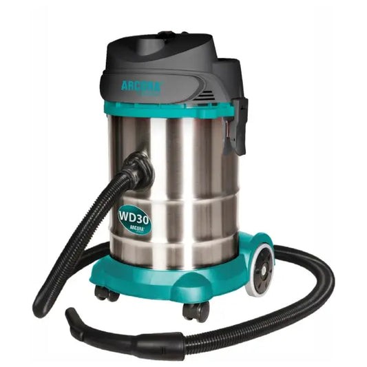 Arcora WD 30 powerful 30 liters of wet/dry vacuum cleaner with stainless steel housing | 1 set